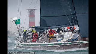 Legendary Fastnet yacht race in chaos as brutal 12ft waves and 46mph gales sink £130,000 vessel