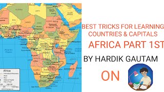 ii study with hardik|| tricks to learn african countries and capitals part1