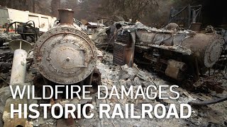 Wildfire Damages Historic Railroad in Bay Area