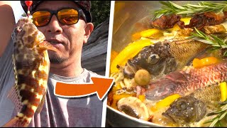 ハワイカイで魚を釣ってアクアパッツアを食らう vlog11