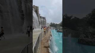 Waterfall at queensland chennai amusement park #waterpark #fun #enjoy #chennai #queensland