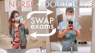 Doctor and Nurse exchange exams | STEP 1 vs. NCLEX
