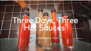 Three Days, Three Hot Sauces. Fermented hot sauce