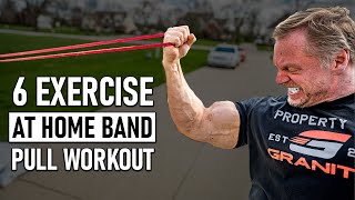 *INSANE* 6 Exercise At Home Pull Workout (CRAZY BURN)