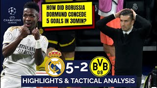 Real Madrid vs Borussia Dortmund|| Highlights and Tactical Analysis || Champions League 2024/25