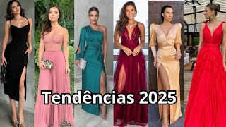 40 vestidos de festa tendência 2025/ vestido madrinha, formatura