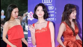 [TD영상] 윤아-송하윤-최희서, 레드카펫보다 강렬한 '레드 드레스' (The 1st Seoul Awards Red Carpet)