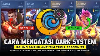 BOSEN MAIN RANK KALAH MENANG ? Counter Aja Dark System Moonton di Season 35 - AUTO WINSTREAK LAGI