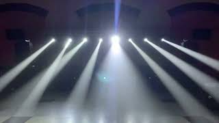 U king beam 150w led, probando iluminacion, produccion de audio Segura. Corpus christi texas.