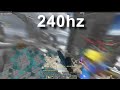 60hz vs 144hz vs 240hz TEST