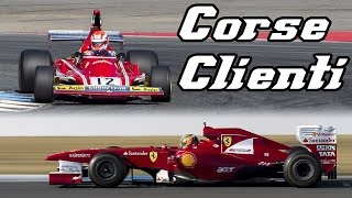 Ferrari F1 cars at Hockenheimring (312 B3, F1-91 643, F2002, F2008, F150°, ...)