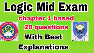 Logic Mid Exam Freshman Chapter 2 Based With Answer Ethiopia Ebstv
