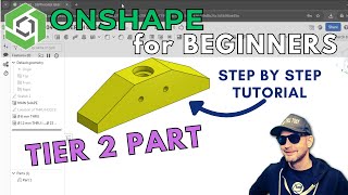 Best Free Onshape Training / Step by Step Tutorial for Beginners! -24-04-01 - DEPTH GAGE BASE