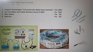 Fully Automatic water level controller, Float sweet,  instalation DIY do it yourself