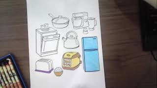 Drawing Kitchen utensils episode 2