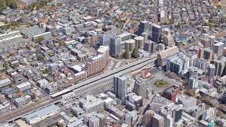 Google Earth　国立駅（東京都）くにたち　中央本線