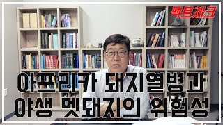 아프리카 돼지열병과 야생 멧돼지, 해외 전문가에게 직접 들어보자!