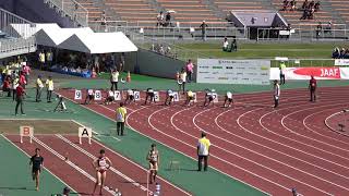 茨城国体2019 成年男子100m予選2組 Akihiro HIGASHIDA 10.25(+1.5)