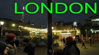 London's Southwark District During An Evening Walking Tour