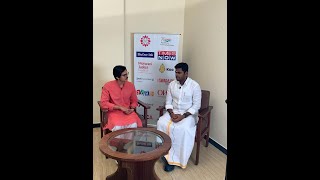 K Annamalai in conversation with Ajit Datta at PLF 2022