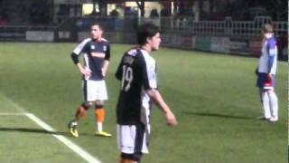 Rushden \u0026 Diamonds 0-1 Luton Town Lge,Cheat 22nd Mar 2011.AVI