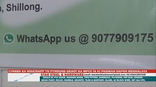 LYNGBA KA WHATSAPP YN PYNRUNG DKHOT KA MPCC ÏA KI PAIDBAH HAPOH MEGHALAYA