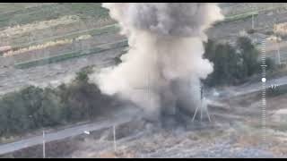 Explosion? BMP on a minefield of the 106th Guards Airborne Division.