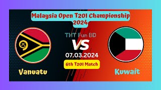 Vanuatu vs Kuwait | VAN v KUW | Malaysia Open T20I Championship Live Score Streaming & Updates 2024