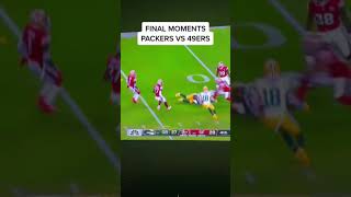 Final Moments Packers vs 49ers 🔥🤯