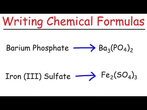 What does a chemical formula tell about a compound?