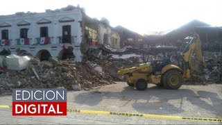 Evacuaciones y destrucción en Chiapas, México, tras terremoto de magnitud 8.2