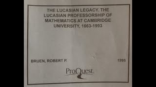 Lucasian Legacy: Chapter 4 - 20th Century Physics