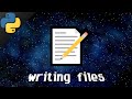 Python write a file 📝