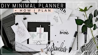 DIY MINIMAL PLANNER // AGENDA + how i plan