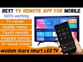 best tv remote app for wisdom share smart tv,how to use eshare app,how to mirror wisdom share tv