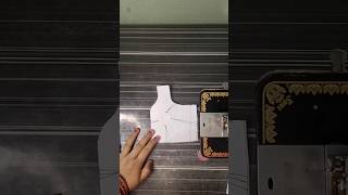 4 tucks sada blouse paper cutting #shortvideo #trendingshorts #viralshorts #chandniofficial222