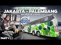 BEDA DARI YANG LAIN, DRIVERNYA WANITA ‼️Jakarta - Palembang Naik Bus Mewah EPA STAR Volvo B11R