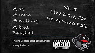 Baseball erklärt: Line Drives, Pop Ups, Groundballs