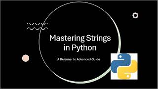 Strings in Python || Python tutorial from basic to advance