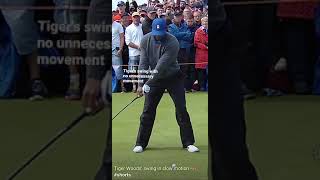 Tiger's swing with no unnecessary movement