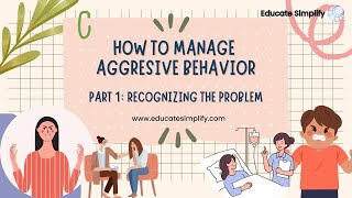 Identifying And Dealing With Aggressive Behavior: Part 1 Of Management Techniques