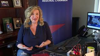 April Bragg, Robins Regional Chamber, speaks on helping business owners during pandemic