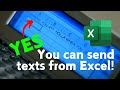 How to Send SMS Text Message from Excel