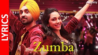 Good Newwz : Zumba (Lyrics) | Diljit Dosanjh & Kiara Advani | Tanishk Bagchi | Romy | Vayu || HD