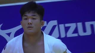 全日本ジュニア柔道体重別選手権大会 男子個人 81kg級 準決勝戦 (伊澤直乙斗 対 坪根武志) 令和5年9月10日(日)