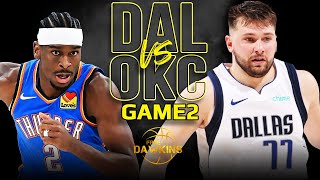 Dallas Mavericks vs OKC Thunder Game 2  Highlights | 2024 WCSF | FreeDawkins