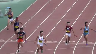 日本インカレ2015　男子4×100mR決勝