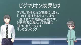 #1 【観たら使えるBiz知識シリーズ】 ピグマリオン効果とゴーレム効果