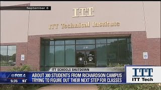 ITT Tech students left in limbo after school shutdown