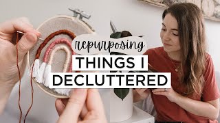 REPURPOSING Things I DECLUTTERED ✨| Minimalism + Decluttering